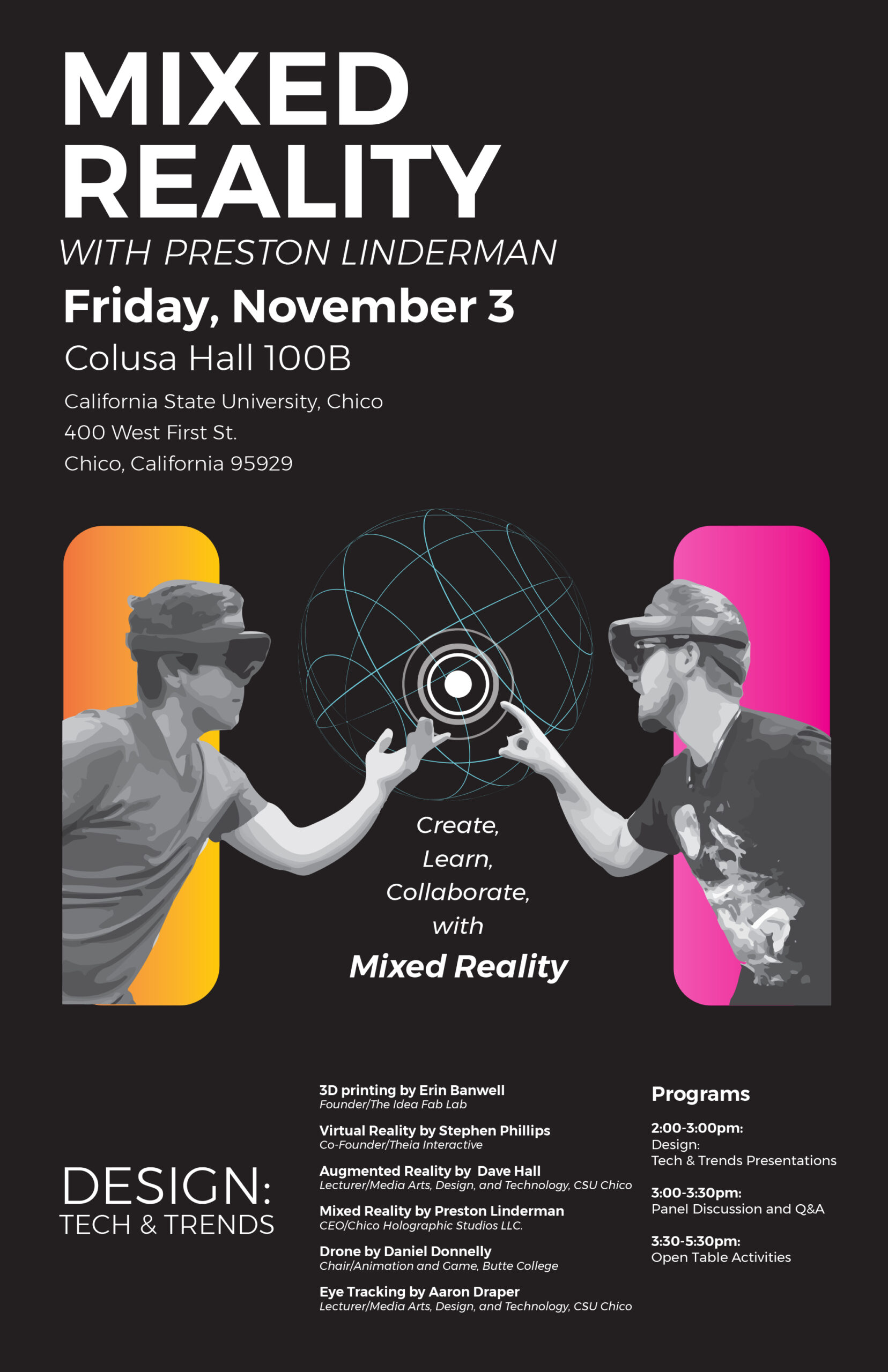 Design: Tech & Trends, Mixed Reality poster